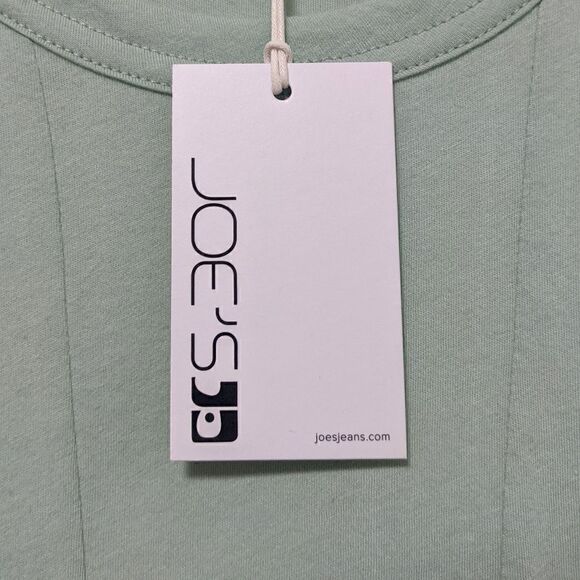 Joe's Jeans Collection Peplum Tee Dusty Blue Mint - Picture 6 of 8